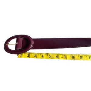 Womens Vintage Omega Genuine Leather Belt 5 Holes Size L